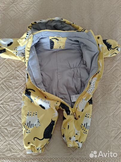 Зимний комбинезон crokid 74 80 для девочки