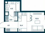 Квартира-студия, 28,5 м², 6/29 эт.