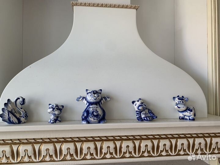 Гжель фигурки посуда