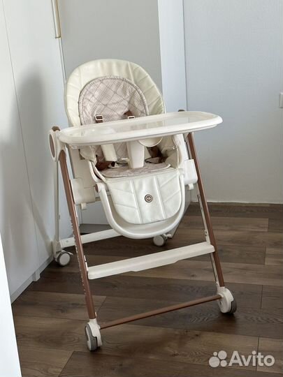 Детский стульчик для кормления happy baby