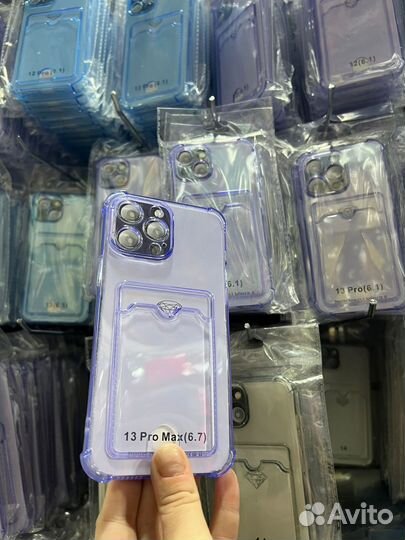 Чехол с кармашком (картхолдер) для iPhone