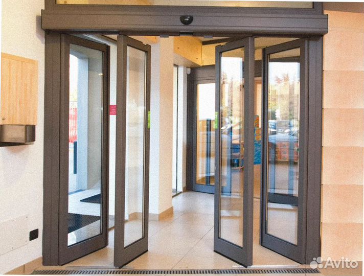 Автоматические раздвижные двери Дорхан