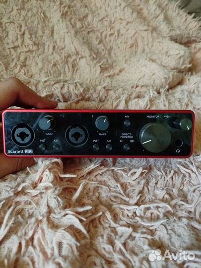 Звуковая карта focusrite scarlett 2i2 3rd gen