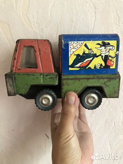 Игрушка машинка железная СССР