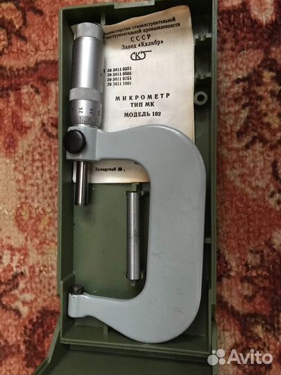 Микрометр СССР мк 50-75мм