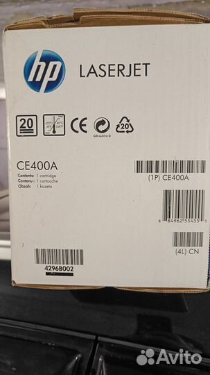 Картридж hp ce400a black