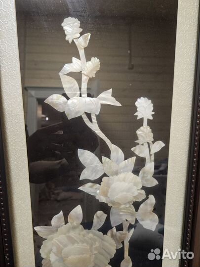 Настенное панно из перламутра бу