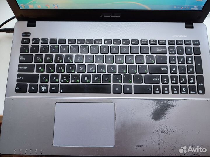 Ноутбук asus x550ca 8gb 2117u