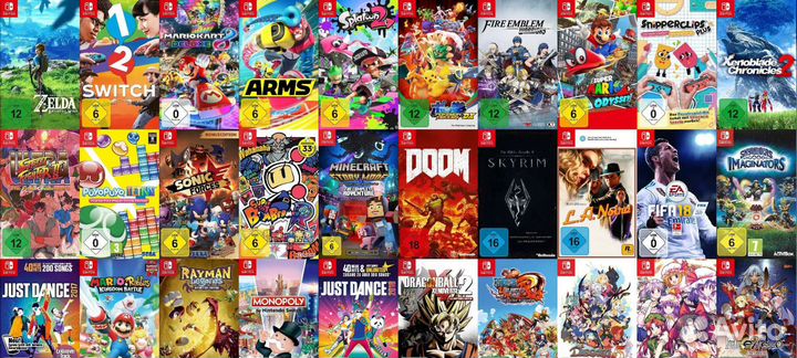 Игры для Nintendo switch цифровые