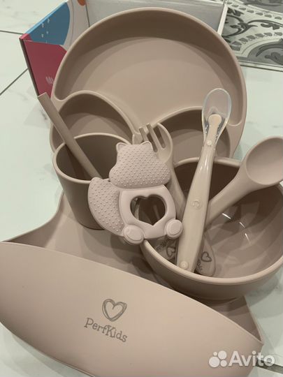 Детская посуда для кормления силиконовая