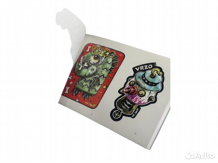 Стикер бук vrzo