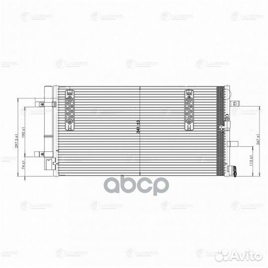Радиатор кондиционера Audi A4 07, A6 11, Q5 0