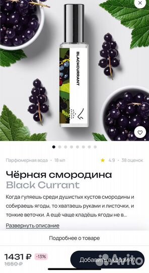 Чёрная смородина (Библиотека ароматов)