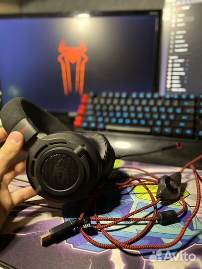Игровые наушники с микрофоном Defender