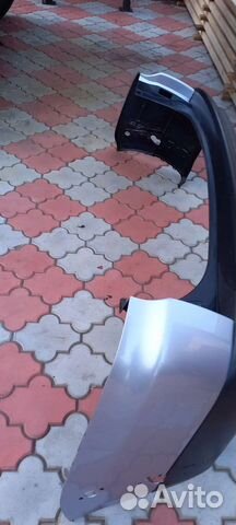 Задний бампер mitsubishi pajero sport 2011.г