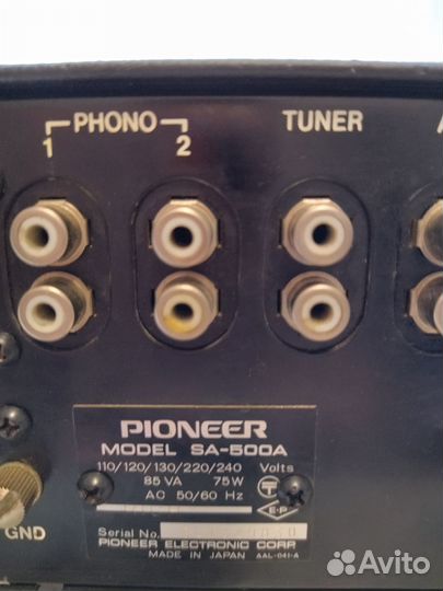 Усилитель Pioneer SA- 500A Идеальное состояние