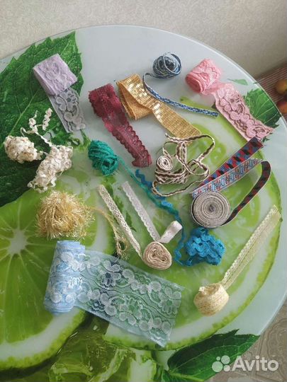 Бисер, трунцал, люрекс, тесьма