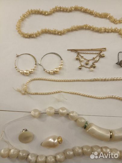 Ожерелье серьги жемчуг и тому подобное СССР