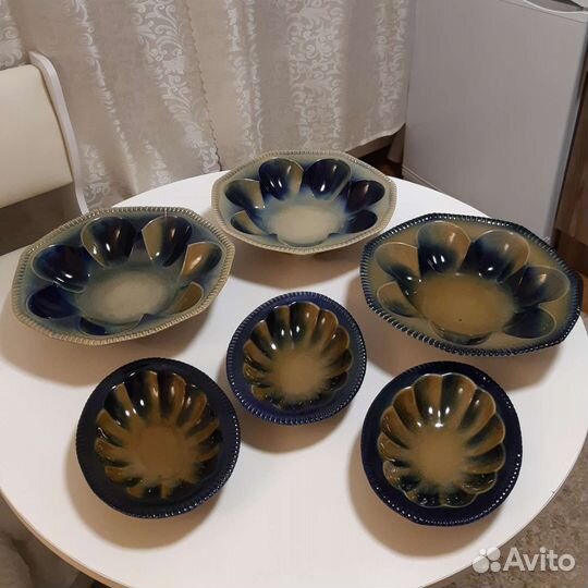 Фруктовницы, керамика, СССР. Винтаж