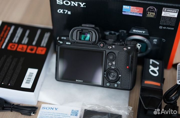 Камера Sony Alpha 7 III Body как новая
