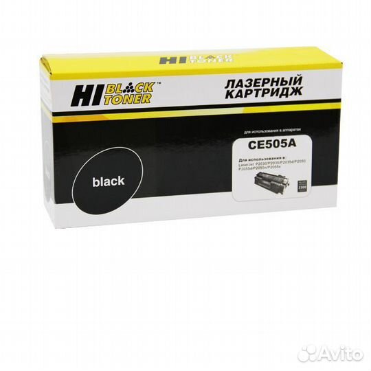 Черный, vt-2838, Картридж Hi-Black CE505A HP LJ P2