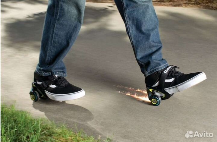 Ролики на обувь razor Jetts с искрами