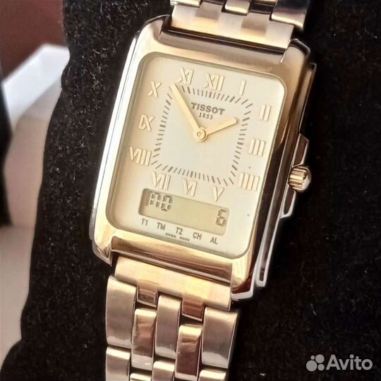 Шикарный Tissot two timer