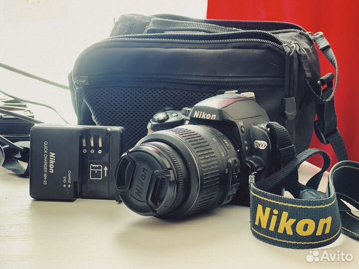 Фотоаппарат nikon D60 + Nikon 18-55mm kit
