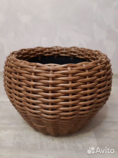 Кашпо из ротанга 12 литров