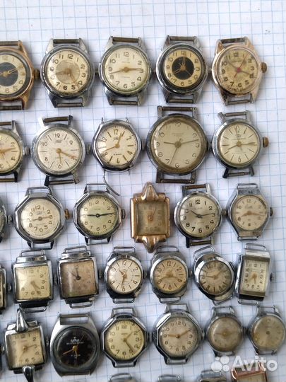 Часы женские СССР. 50 - 60 е. годы. 42 шт