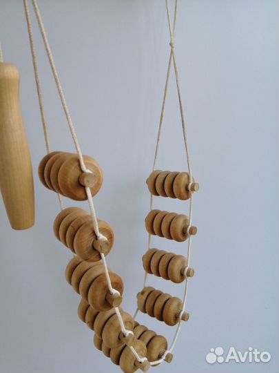 Массажер для спины деревянный