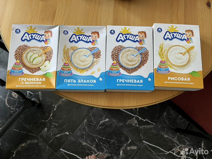 Сухие каши агуша