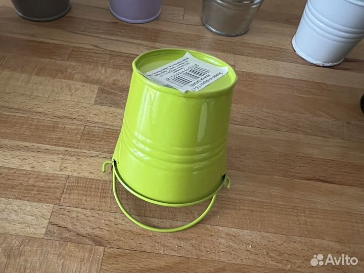 Ведерки оцинкованные 7см