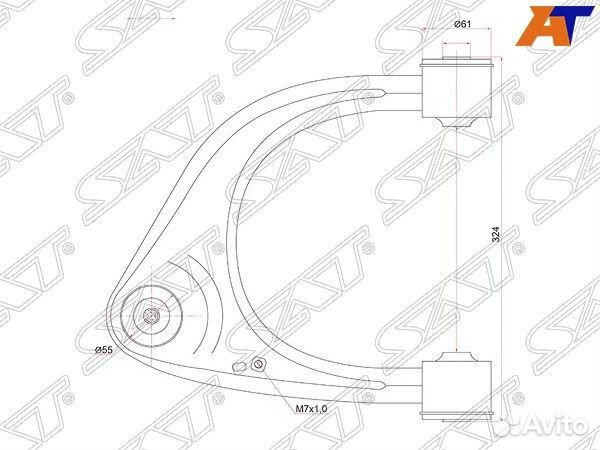 Рычаг FR верхний с шаров. toyota tundra /sequoia 0