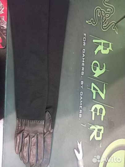 Перчатки женские длинные