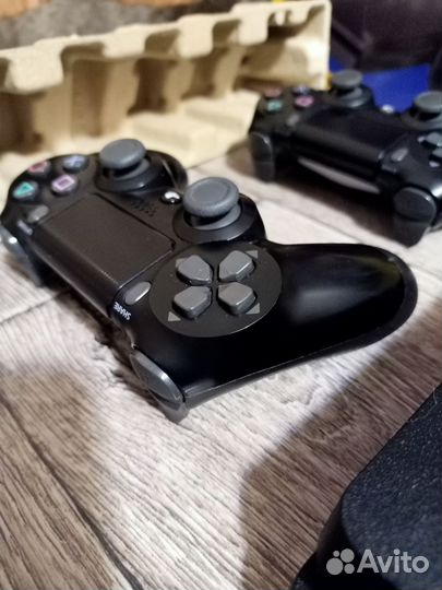 Sony ps4 slim 1tb. 2 геймпада игры