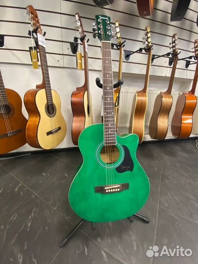 Shinobi HB403A Green акустическая гитара зеленая