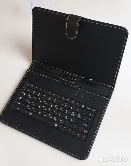Чехол с клавиатурой для планшета 24х14см, miniUSB