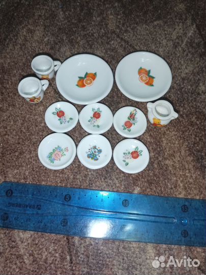 Фарфоровая посудка для кукол