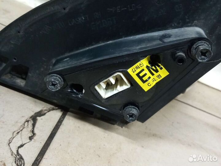 Боковое правое электро зеркало 5 контактов Лачетти