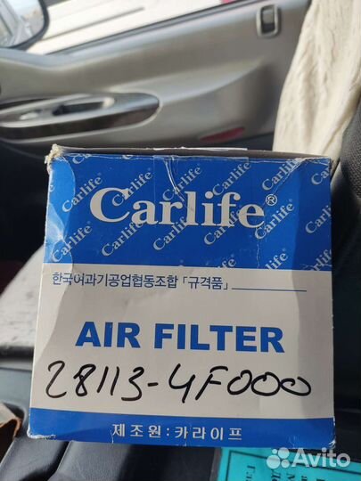 Воздушный фильтр на hyundai H-100