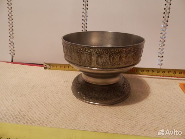 Чаша олово конфетница