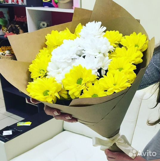Букет хризантем с доставкой