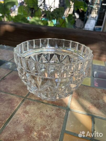 Салатник хрустальный ваза