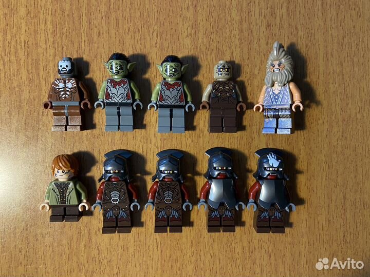 Lego lord of the rings минифигурки