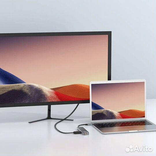 Переходник Type-C Hub 5в1 Hoco