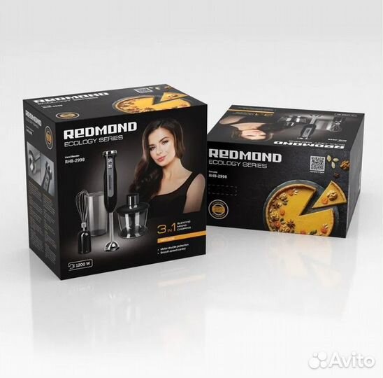 Погружной блендер redmond RHB-2998 - Новый