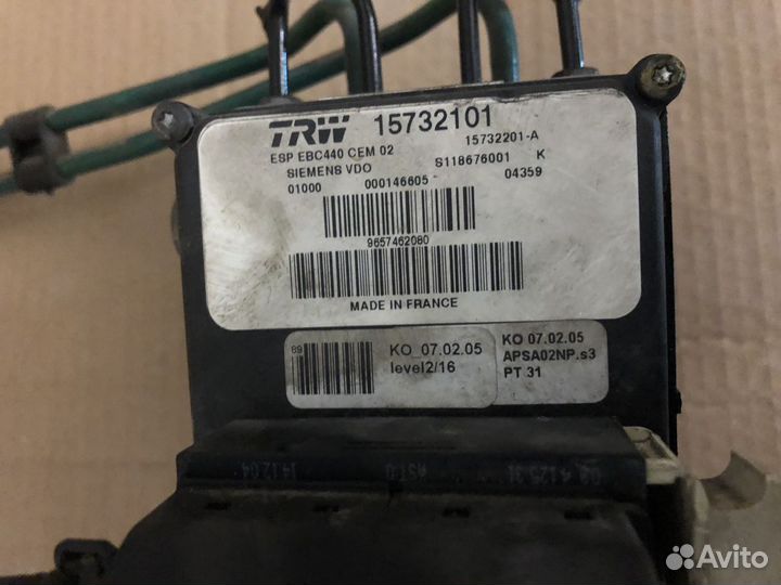 Блок ABS Peugeot 407 2.0HDI