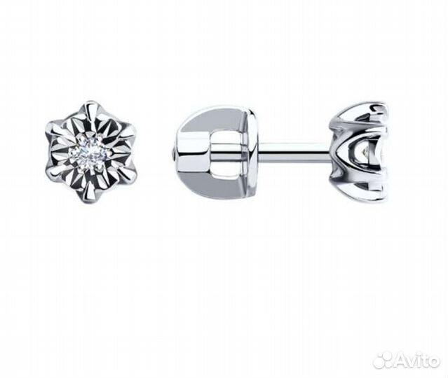 Гвоздики с бриллиантами