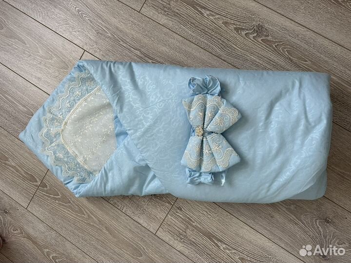 Конверт одеяло на выписку осень/весна